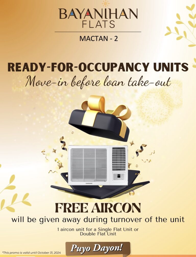 free aircone for bayanihan flats - mactan 2 - list of requirments