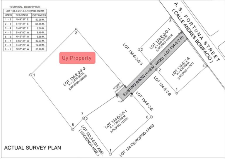 Commercial Lot for Sale with Existing Structure in AS Fortuna Street 2