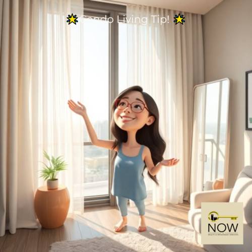 Condo Living Tip: Natural Light!