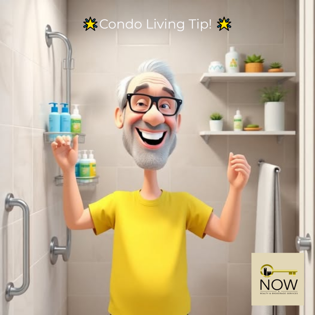 Shower Room Tip! - Condo living tip