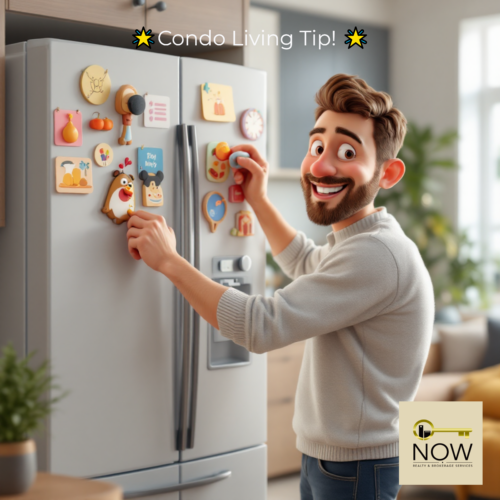 Refrigerator Door Magnet Organization Tip!