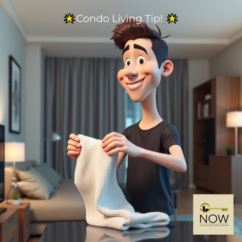 Towel Folding Technique Tip!