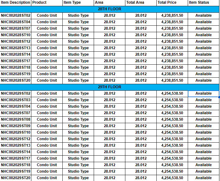 128 Nivel Hills Tower 2 (Studio- 28 sqm) listing 10