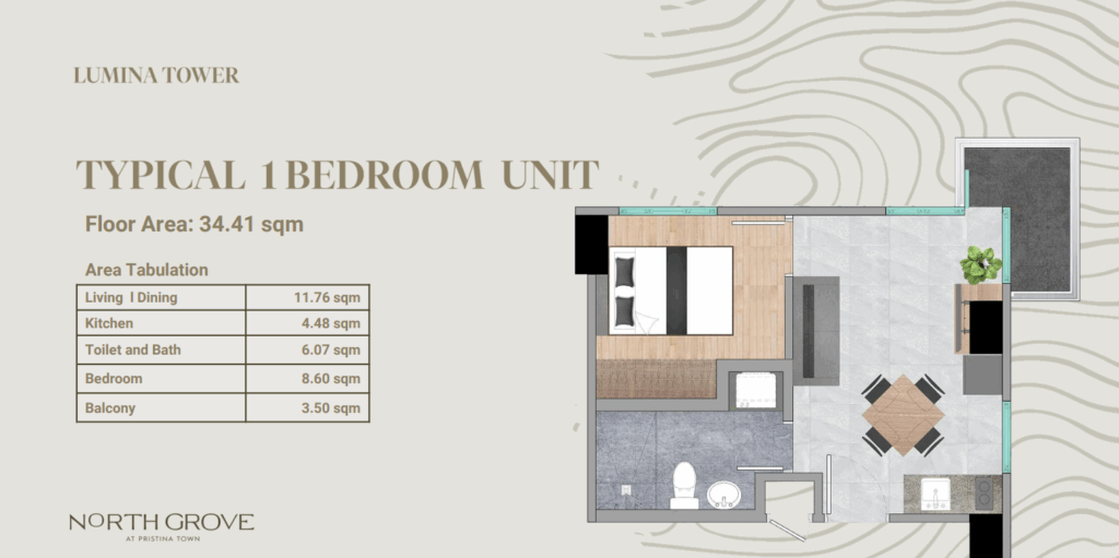 lumina tower 1 (1 bedroom) 2