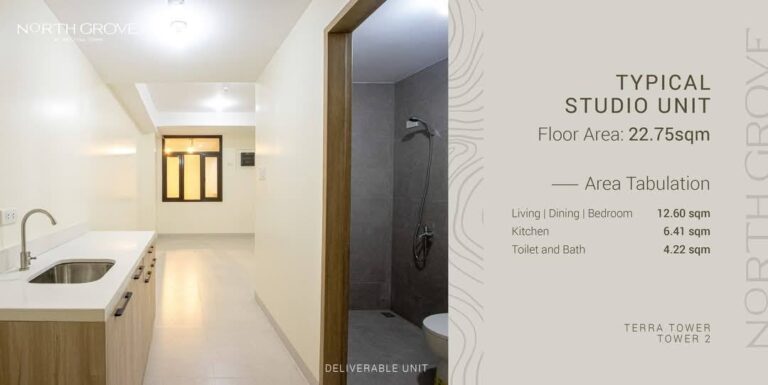 terra tower studio unit