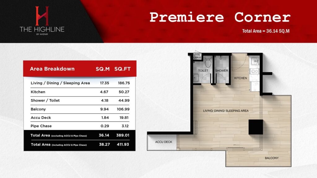 The HIGHLINE by Avenir (Premiere Corner)