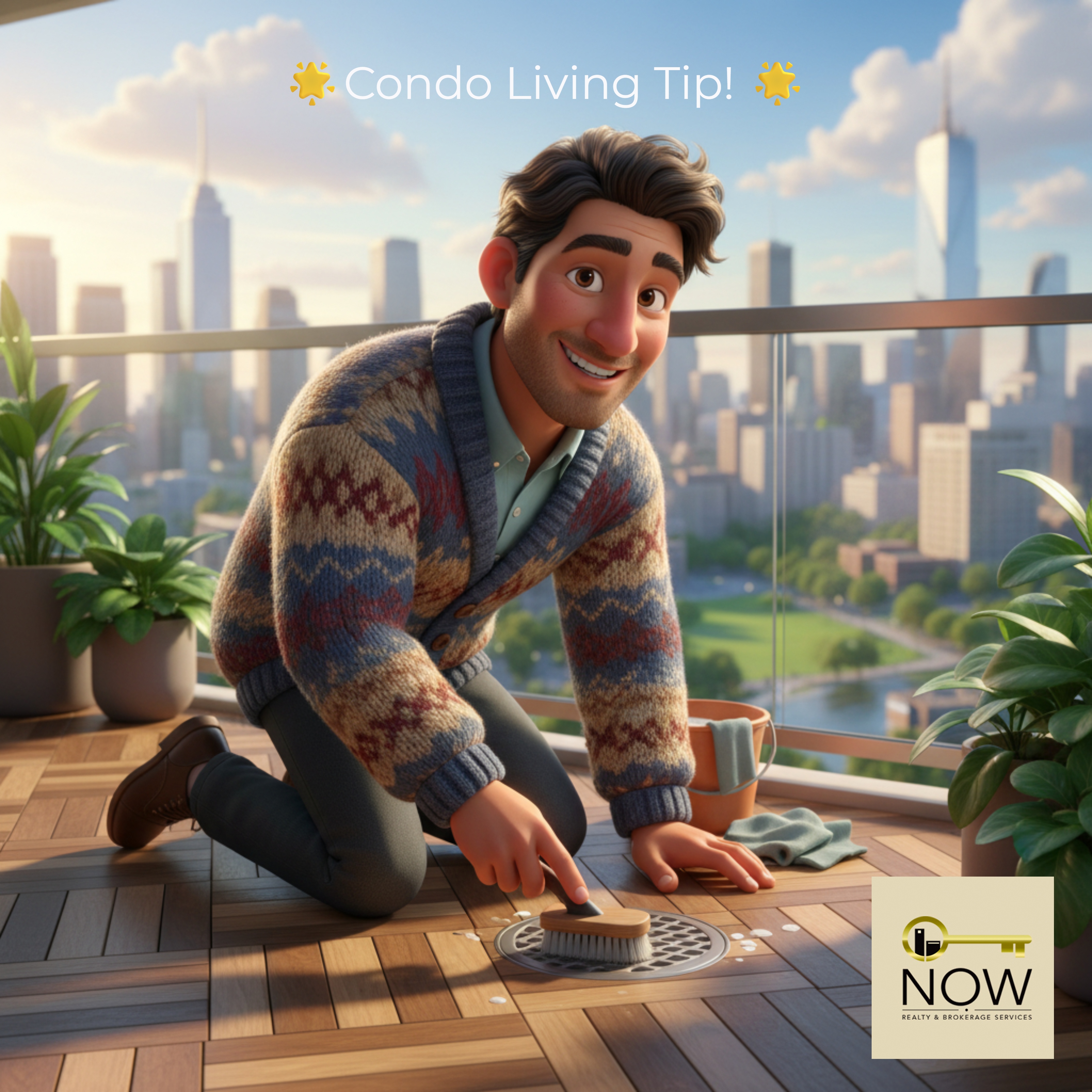 Condo Living Tip_ Balcony Drain Maintenance